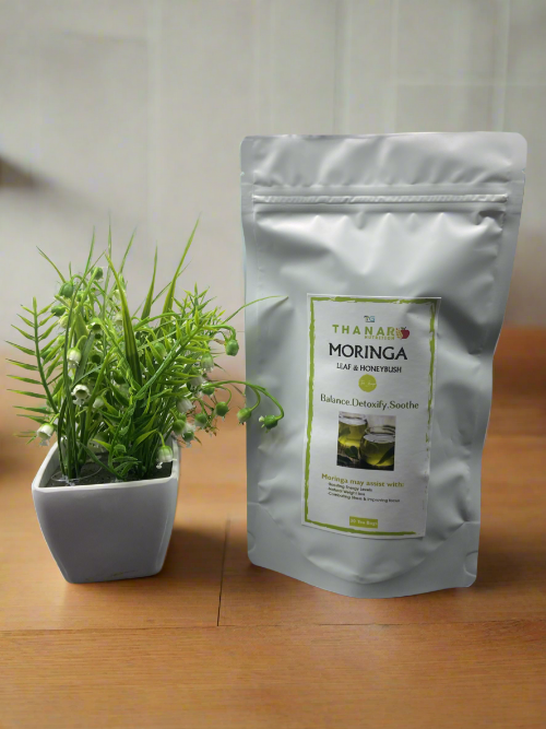 Moringa leaf and honey bush tea