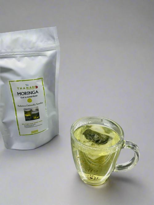 Moringa leaf and honey bush tea
